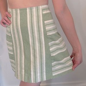 Striped Nana Mini Skirt